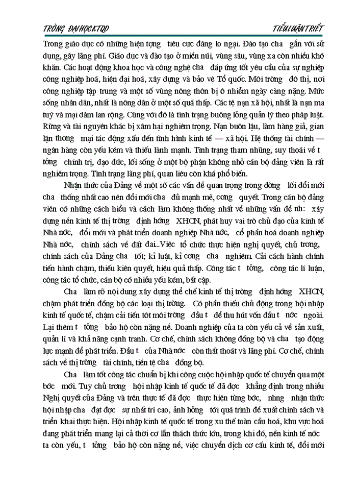 image for page Việt Nam trong xu thế hội nhập và phát triển dưới con mắt triết học