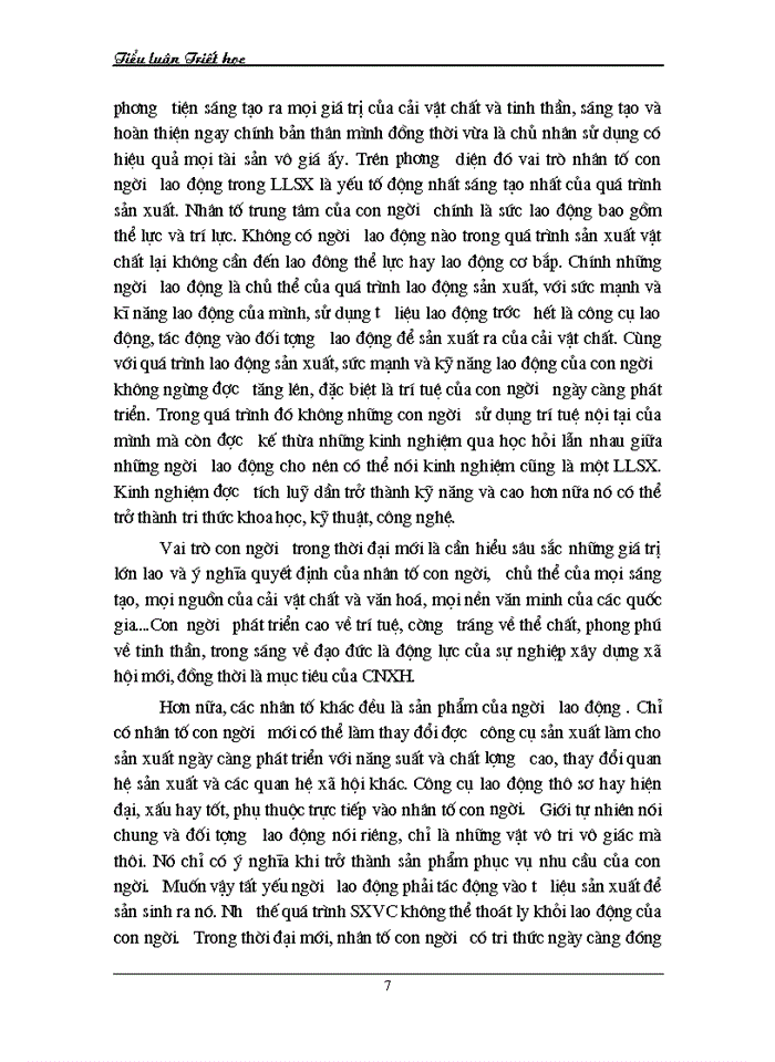 image for page Nhân tố con người trong Lực lượng Sản xuất với chiến lược phát triển giáo dục đào tạo nguồn nhân lực theo hướng Công nghiệp hóa - Hiện đại hóa ở Việt Nam trong thời kỳ quá độ