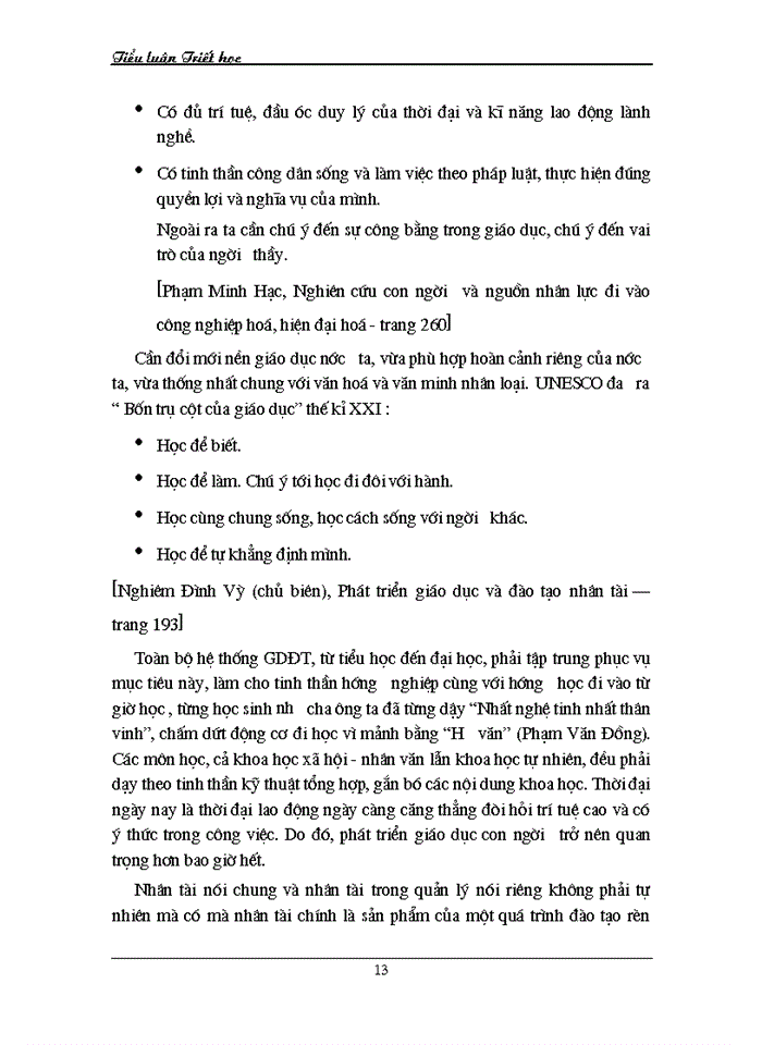 image for page Nhân tố con người trong Lực lượng Sản xuất với chiến lược phát triển giáo dục đào tạo nguồn nhân lực theo hướng Công nghiệp hóa - Hiện đại hóa ở Việt Nam trong thời kỳ quá độ