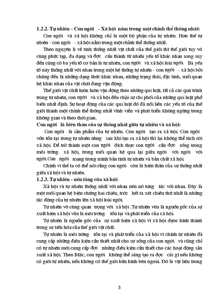 image for page Mối quan hệ biện chứng giữa tự nhiên và Xã hội phân tích vấn đề bảo vệ môi trường hiện nay ở Việt Nam