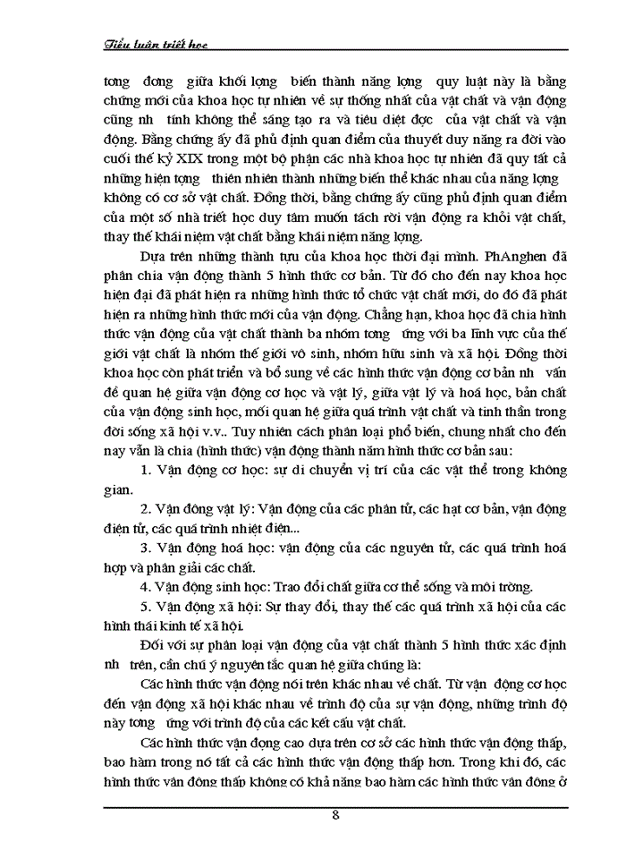 image for page Quan điểm của Mác - Ănghen về vật chất