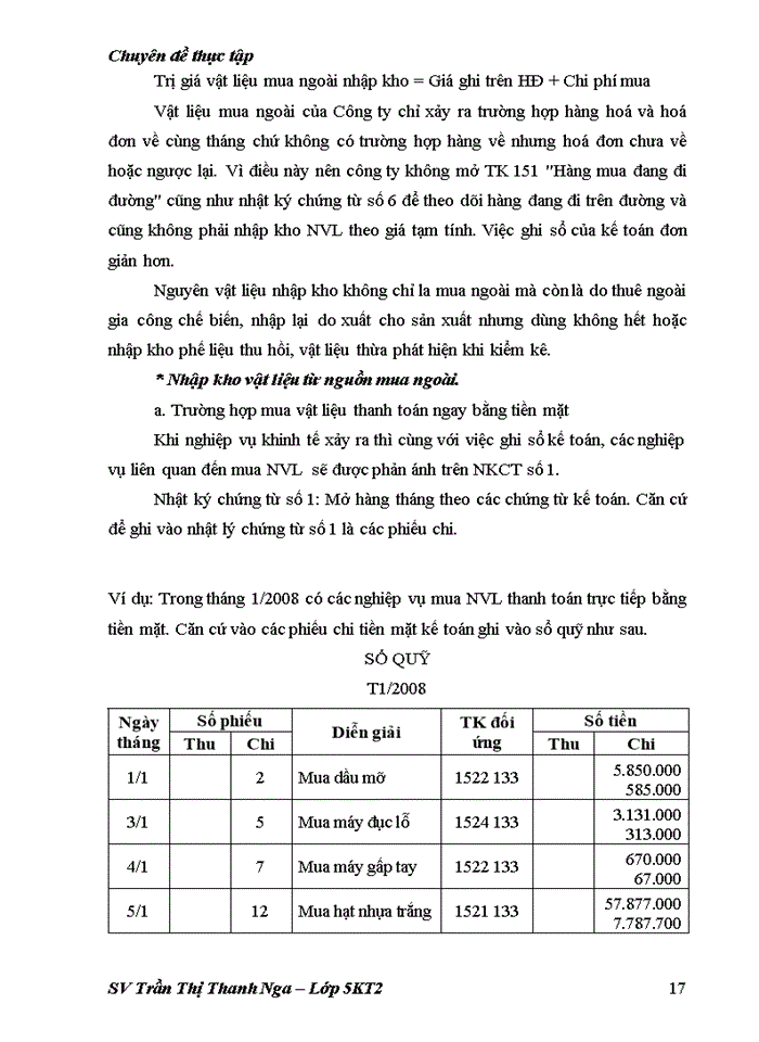 image for page Kế toán Nguyên vật liệu tại Công ty Cổ phần sản xuất Thương mại Tân Đức