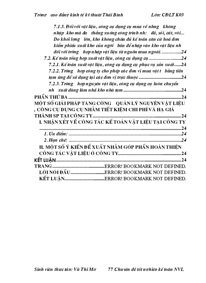 image for page THS Tổ chức công tác Kế toán Nguyên vật liệu Công cụ dụng cụ ở Công ty cổ phần tư vấn đầu tư và Xây dựng Hợp Thành