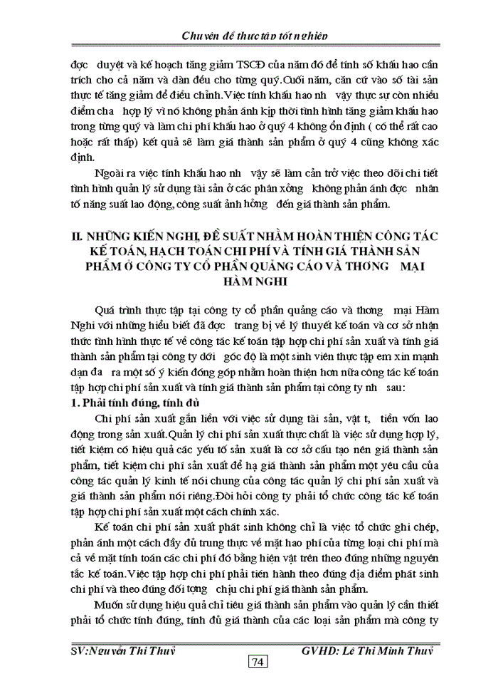 image for page Hoàn thiện công tác tổng hợp Chi phí sản xuất và tính Giá thành sản phẩm tại Công ty Cổ phần Quảng cáo Hàm Nghi