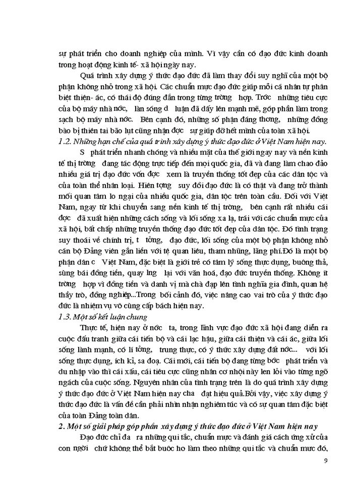 image for page Vận dụng trong quá trình Xây dựng ý thức đạo đức ở Việt Nam hiện nay