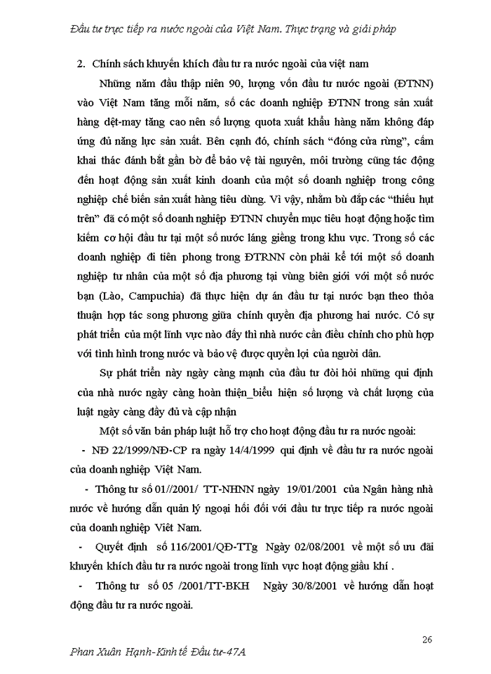 image for page Đầu tư trực tiếp ra nước ngoài của Việt Nam Thực trạng và Giải pháp