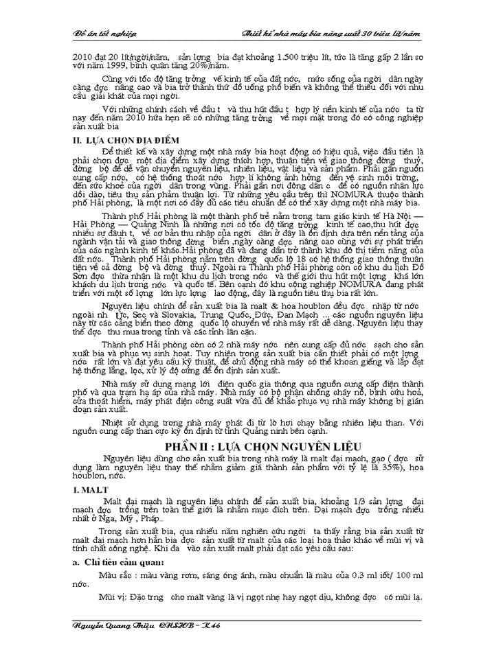 image for page THS Thiết kế nhà máy bia năng suất 30 triêu lýt năm