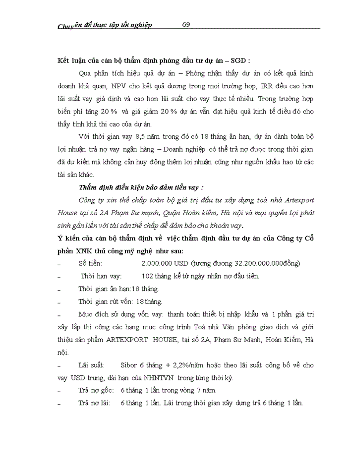 image for page THS Thực trạng công tác thẩm định khả năng trả nợ của khách hàng vay vốn trung và dài hạn tại sở giao dịch ngân hàng ngoại thương Việt Nam