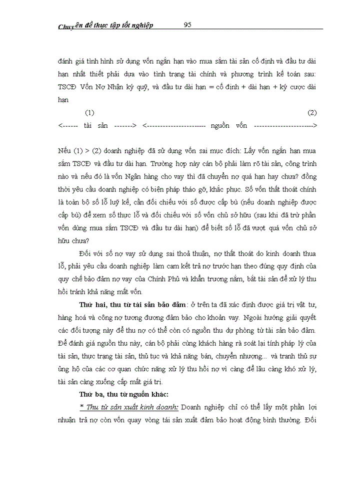 image for page THS Thực trạng công tác thẩm định khả năng trả nợ của khách hàng vay vốn trung và dài hạn tại sở giao dịch ngân hàng ngoại thương Việt Nam