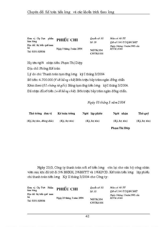 image for page Kế toán tiền lương và các khoản trích theo lương
