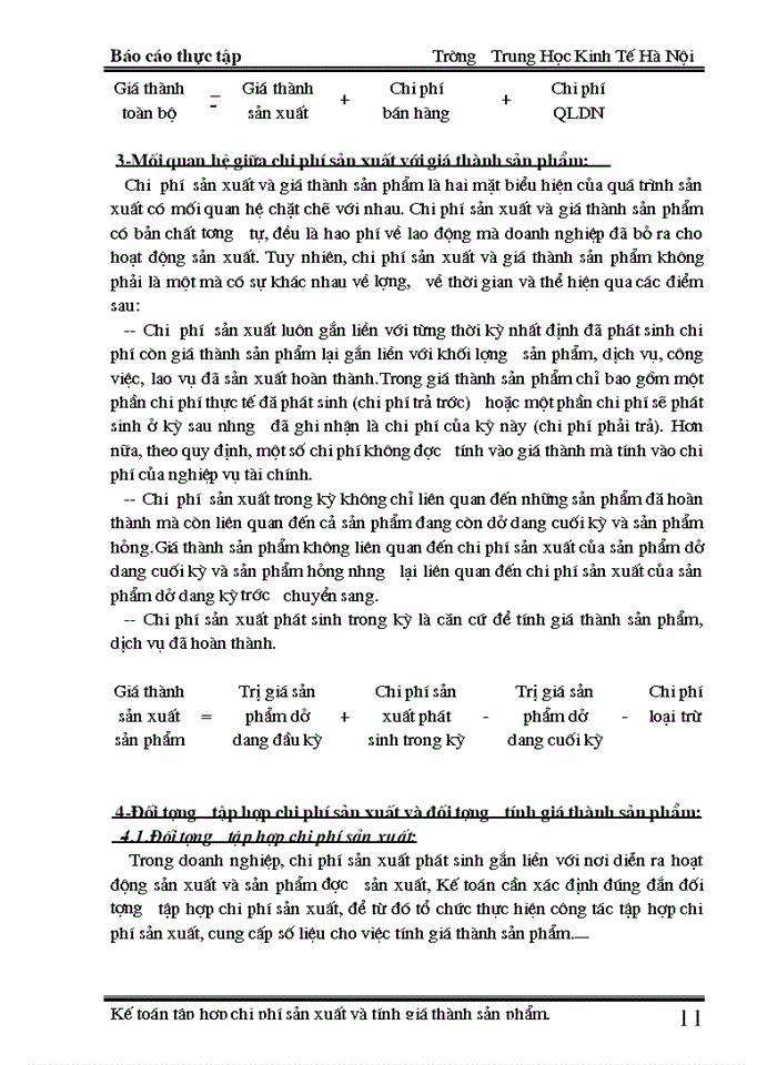 image for page THS Kế toán tập hợp Chi phí sản xuất và tính Giá thành sản phẩm tại xí nghiệp X18