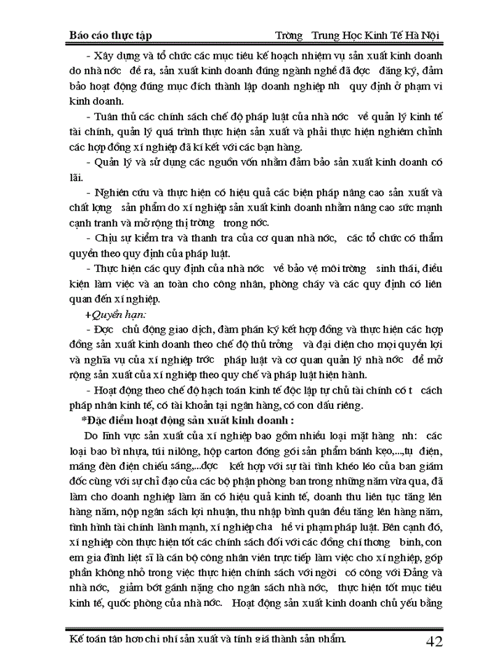 image for page THS Kế toán tập hợp Chi phí sản xuất và tính Giá thành sản phẩm tại xí nghiệp X18