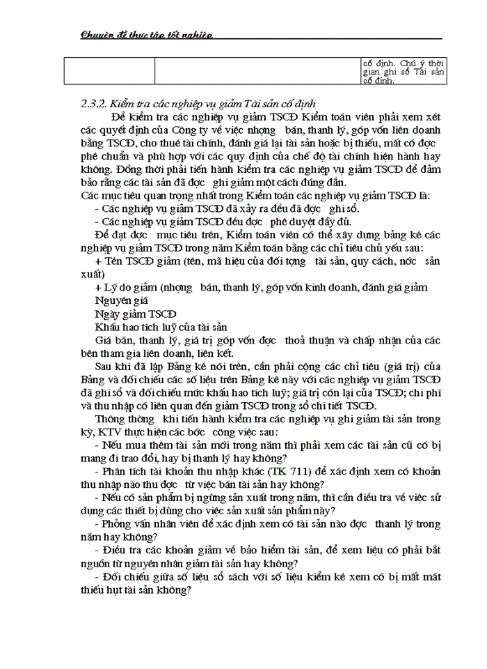 image for page Thực trạng Kiểm toán khoản mục Tài sản cố định trong Kiểm toán Báo cáo tài chính do Công ty Trách nhiệm Hữu hạn Kiểm toán và Tư vấn tài chính quốc tế IFC thực hiện