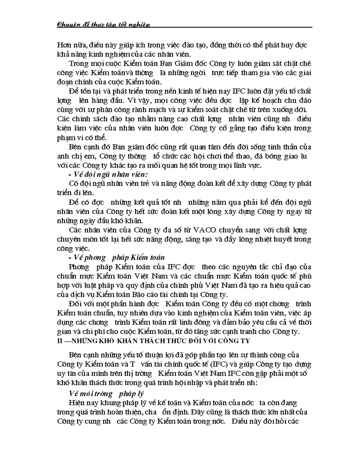 image for page Thực trạng Kiểm toán khoản mục Tài sản cố định trong Kiểm toán Báo cáo tài chính do Công ty Trách nhiệm Hữu hạn Kiểm toán và Tư vấn tài chính quốc tế IFC thực hiện