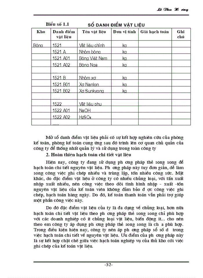 image for page Tổ chức công tác Kế toán Nguyên vật liệu tại Công ty Dệt - May Hà Nội
