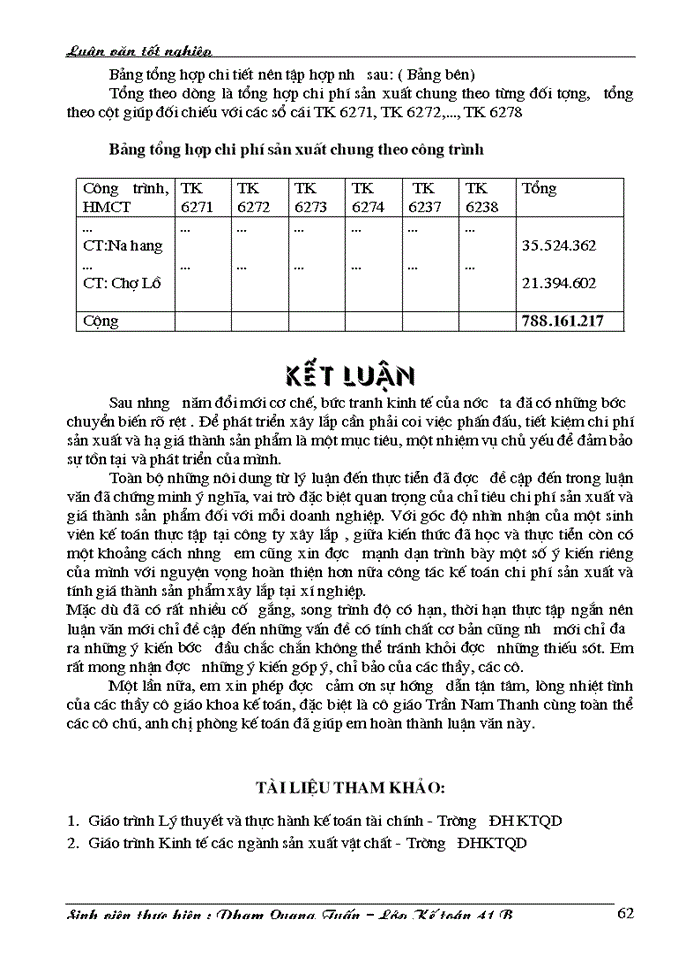 image for page Công tác hạch toán Chi phí sản xuất và tính Giá thành sản phẩm Xây lắp tại xí nghiệp Sông Đà 206