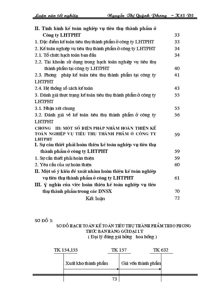 image for page Hoàn thiện Kế toán nghiệp vụ Tiêu thụ Thành phẩm tại Công ty Liên Hợp Thực Phẩm Hà Tây