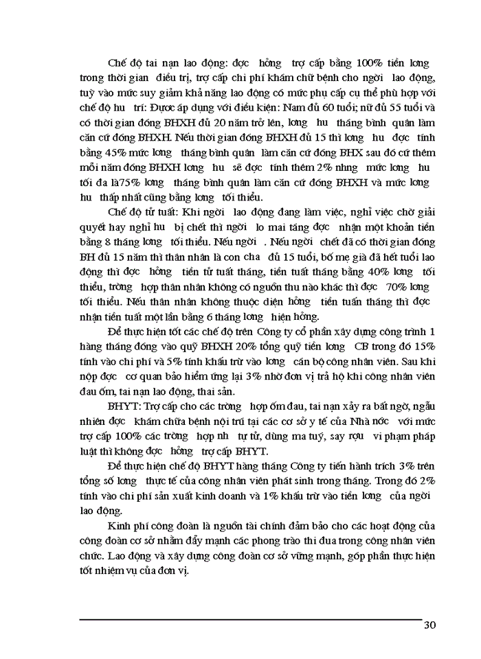 image for page Hạch toán tiền lương và các khoản trích theo lương tại Công ty cổ phần Xây dựng công trình I