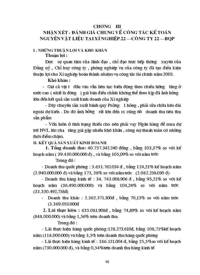 image for page Kế toán Nguyên vật liệu vật liệu và Công cụ dụng cụ tại Xí nghiệp 22 - Công ty 22 BQP