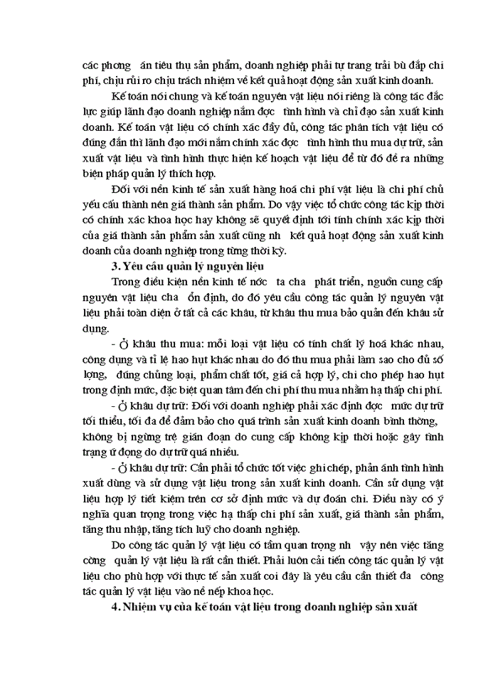image for page Tổ chức Kế toán Nguyên vật liệu và phân tích tình hình quản lý sử dụng Nguyên vật liệu tại Xí nghiệp may Minh Hà
