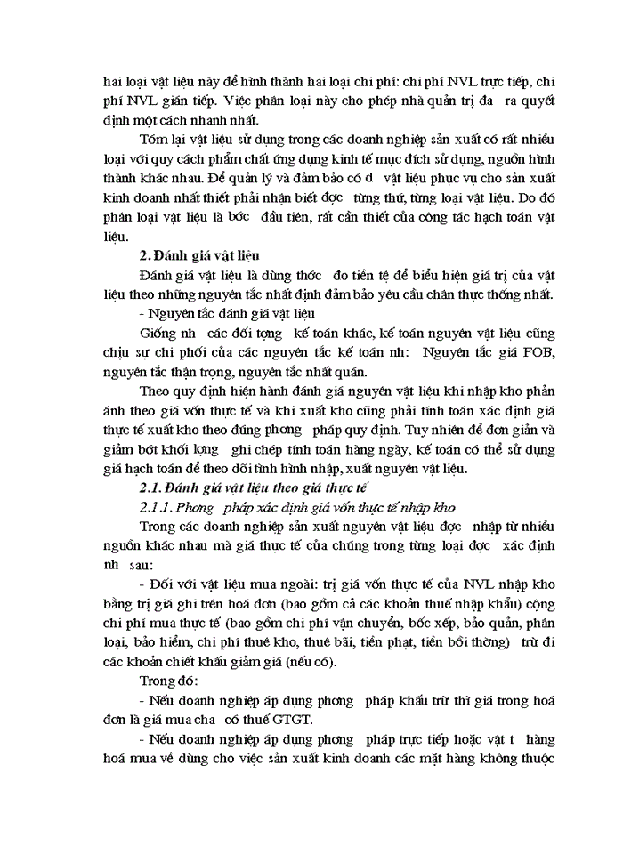 image for page Tổ chức Kế toán Nguyên vật liệu và phân tích tình hình quản lý sử dụng Nguyên vật liệu tại Xí nghiệp may Minh Hà