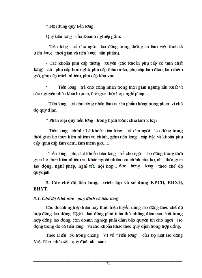 image for page Công tác tổ chức Kế toán tiền lương và các khoản trích nộp theo lương tại Công ty Mặt Trời Việt
