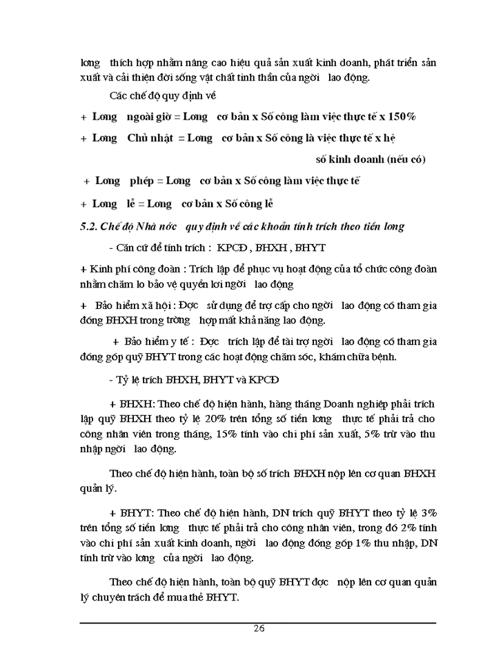 image for page Công tác tổ chức Kế toán tiền lương và các khoản trích nộp theo lương tại Công ty Mặt Trời Việt