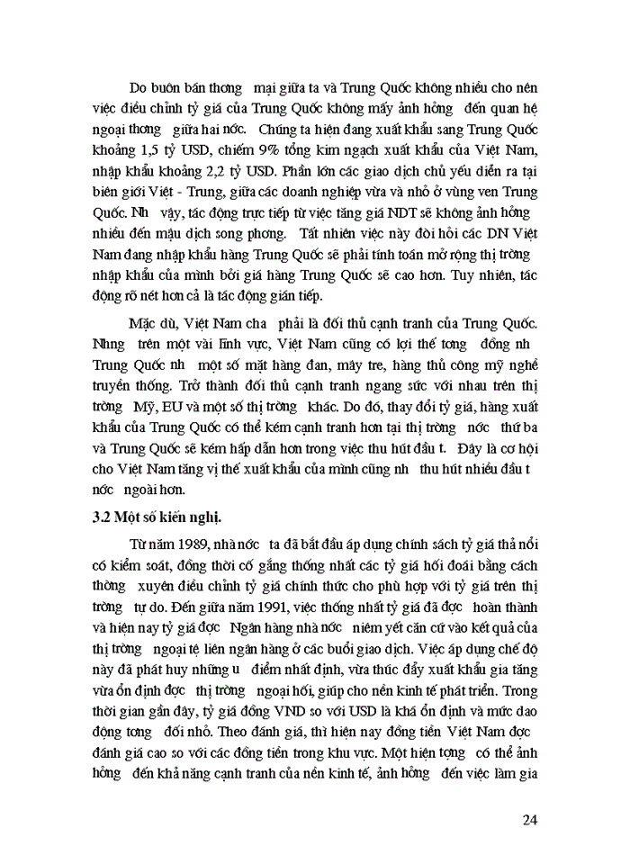 image for page Tỷ giá hối đoái và chính sách điều hành tỷ giá của NHTW Việt Nam