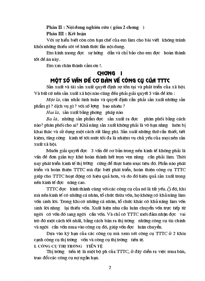 image for page Thực trạng phát triển của các công cụ trên TTTC ở Việt Nam