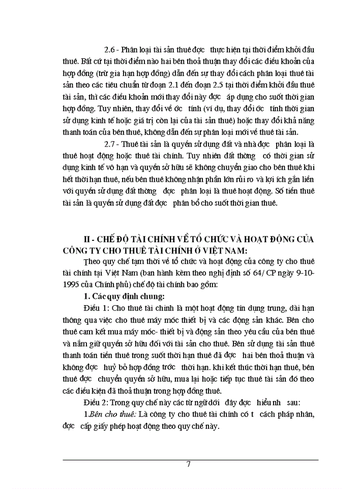 image for page CHế Độ tài chính Về Tổ CHứC Và HOạT ĐộNG CủA Công ty CHO THUÊ tài chính ở Việt Nam