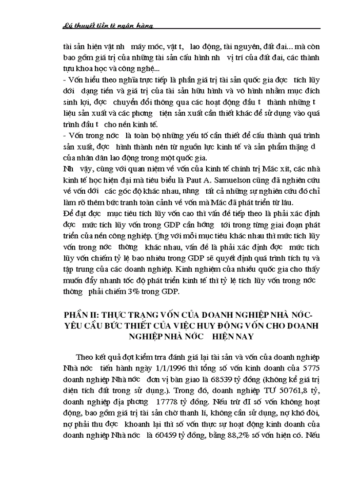 image for page Những hoạt động huy động vốn và các Giải pháp huy động vốn cho các doanh nghiệp Nhà nước ở nước ta hiện nay