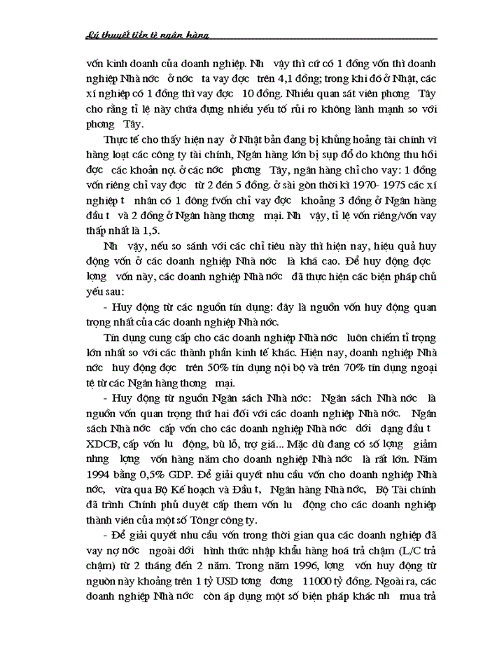 image for page Những hoạt động huy động vốn và các Giải pháp huy động vốn cho các doanh nghiệp Nhà nước ở nước ta hiện nay