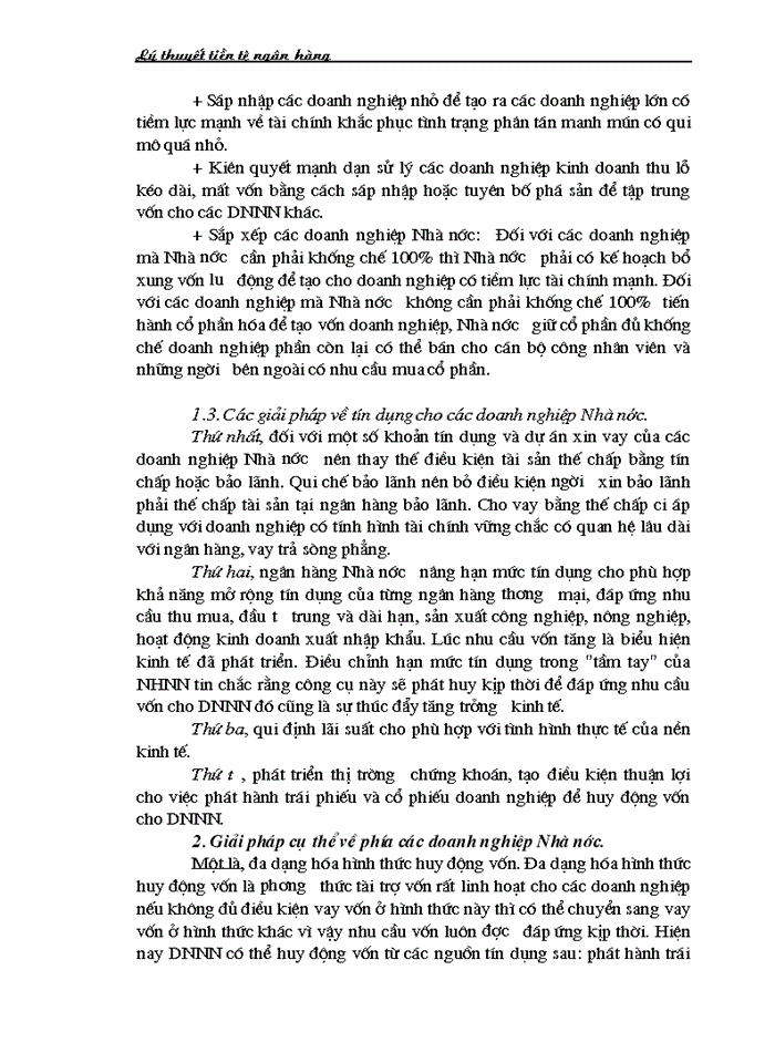 image for page Những hoạt động huy động vốn và các Giải pháp huy động vốn cho các doanh nghiệp Nhà nước ở nước ta hiện nay
