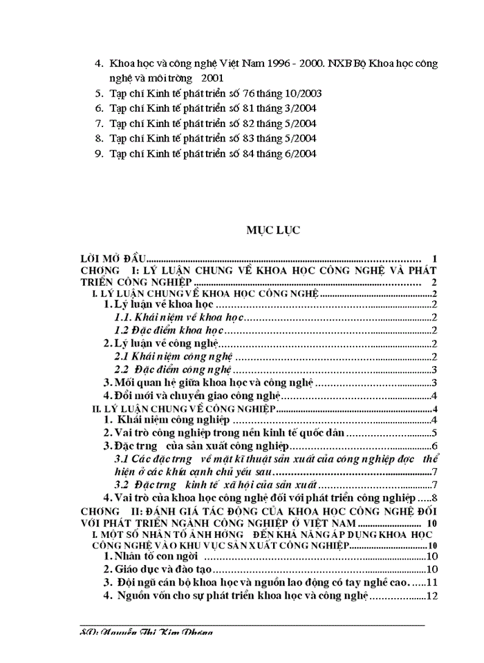 image for page Vai trò của khoa học công nghệ đối với sự phát triển Công nghiệp Việt Nam