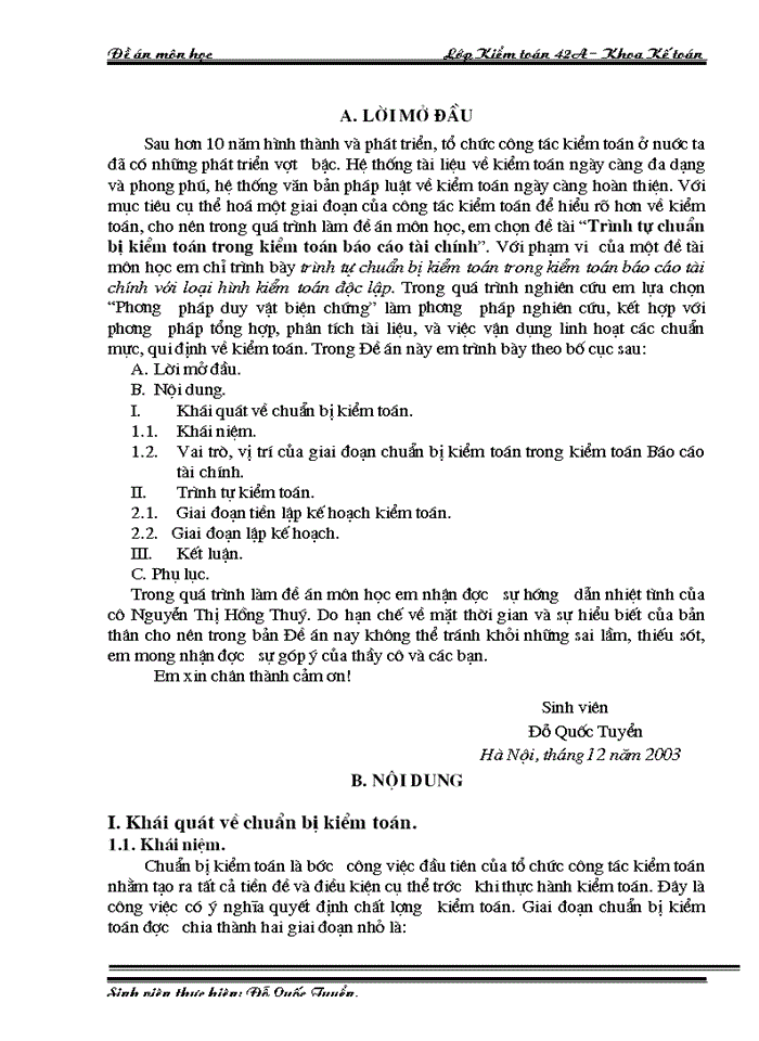 image for page Trình tự chuẩn bị Kiểm toán trong Kiểm toán Báo cáo tài chính