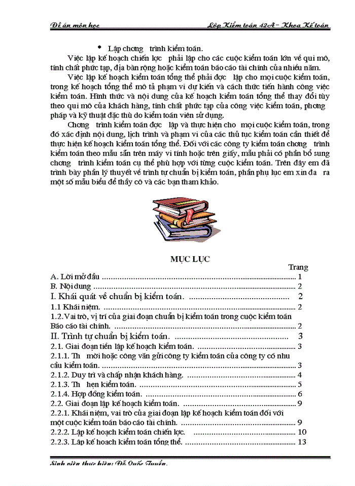 image for page Trình tự chuẩn bị Kiểm toán trong Kiểm toán Báo cáo tài chính