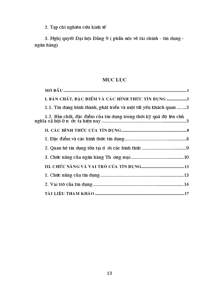 image for page Các hình thức của tín dụng