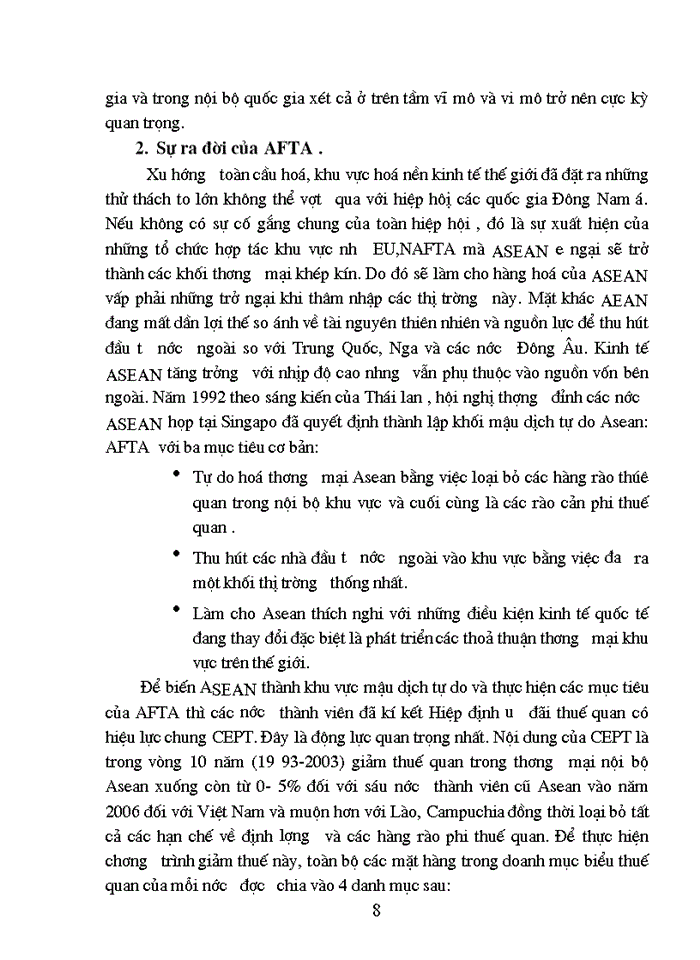 image for page Hội nhập AFTA cơ hội và thách thức với các doanh nghiệp Công nghiệp Việt Nam