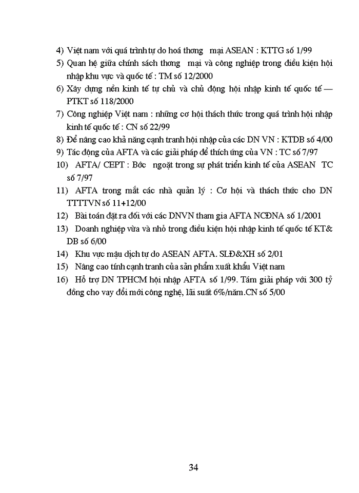 image for page Hội nhập AFTA cơ hội và thách thức với các doanh nghiệp Công nghiệp Việt Nam