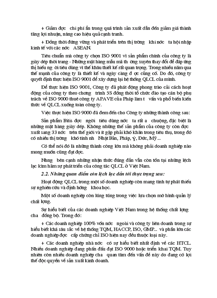 image for page Quản lý chất lượng - thực trạng và Một số Giải pháp nhằm áp dụng một cách hợp lý và hiệu quả hệ thống quản trị chất lượng trong các Doanh nghiệpCông nghiệp Việt Nam