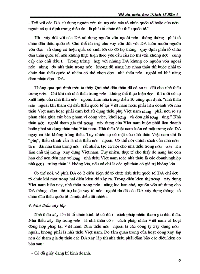 image for page Nâng cao khả năng thắng thầu của nhà thầu trong nước Doanh nghiệp nhà nước trong đấu thầu Xây lắp quốc tế