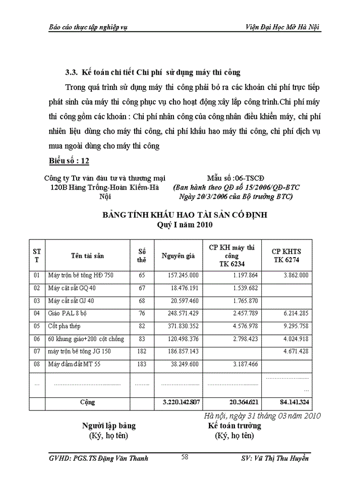image for page Báo cáo thực tập nghiệp vụ tại Công ty tư vấn đầu tư và Thương mại
