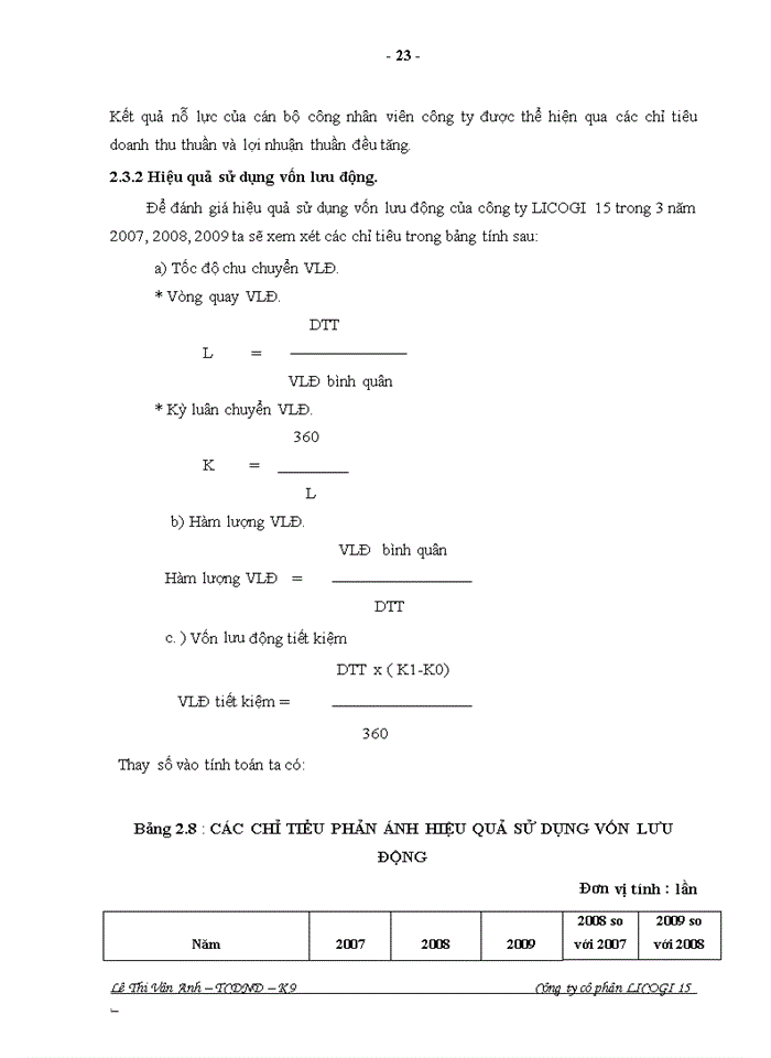 image for page Một số giải pháp nhằm nâng cao hiệu quả sử dụng vốn ở Công ty cổ phần LICOGI 15