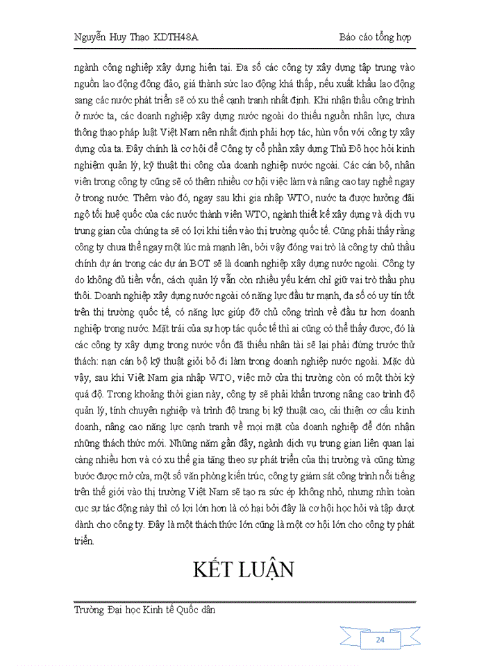 image for page Báo cáo tổng hợp về Công ty Cổ phần Xây dựng Thủ Đô ThuDoJSC