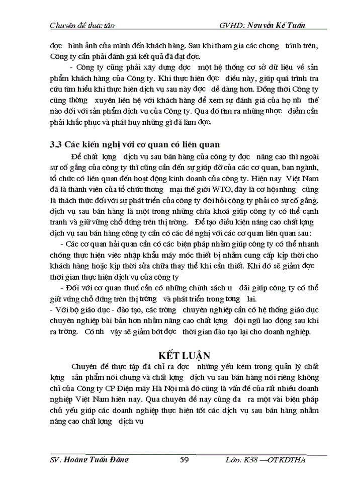 image for page Nâng cao chất lượng dịch vụ sau bán hàng để phát triển thị trường thang máy tại Công ty Cổ phần Điện Máy Hà Nội