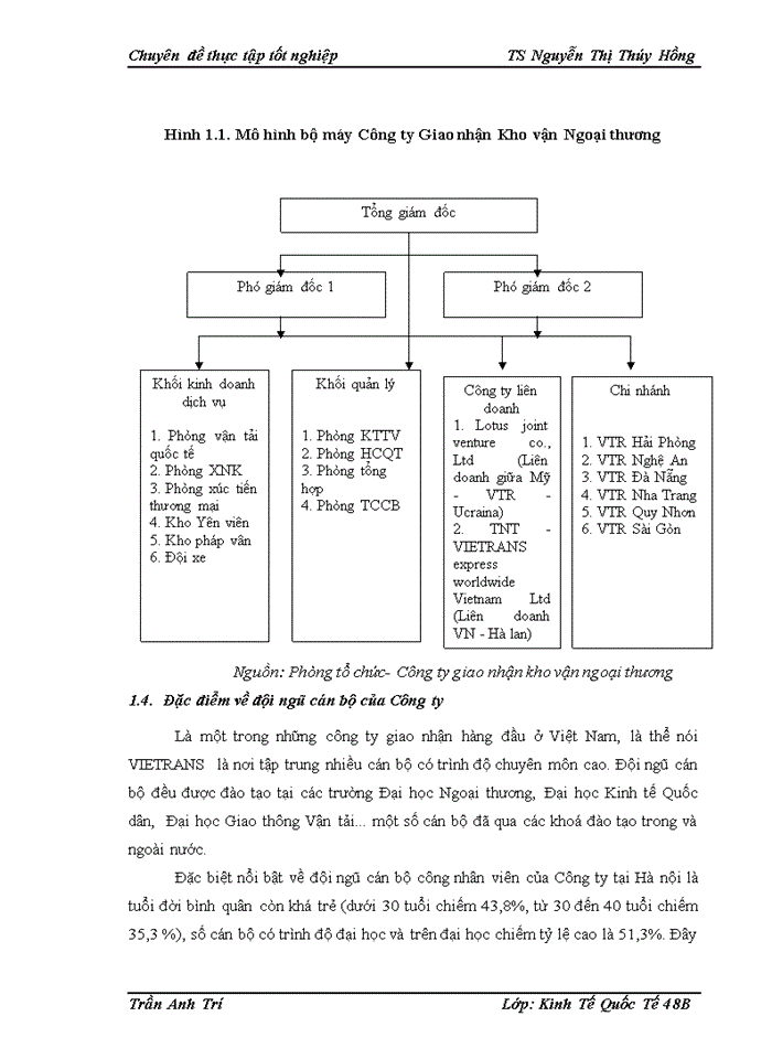image for page Hoạt động giao nhận hàng hóa quốc tế bằng đường biển tại Công ty giao nhận kho vận ngoại thương - VIETRANS