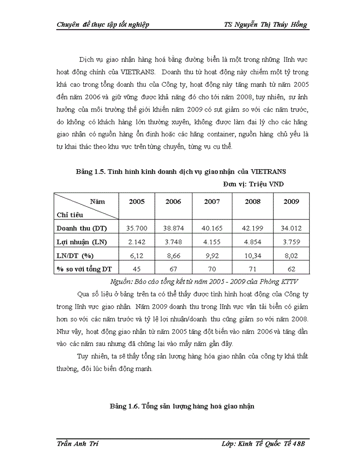 image for page Hoạt động giao nhận hàng hóa quốc tế bằng đường biển tại Công ty giao nhận kho vận ngoại thương - VIETRANS