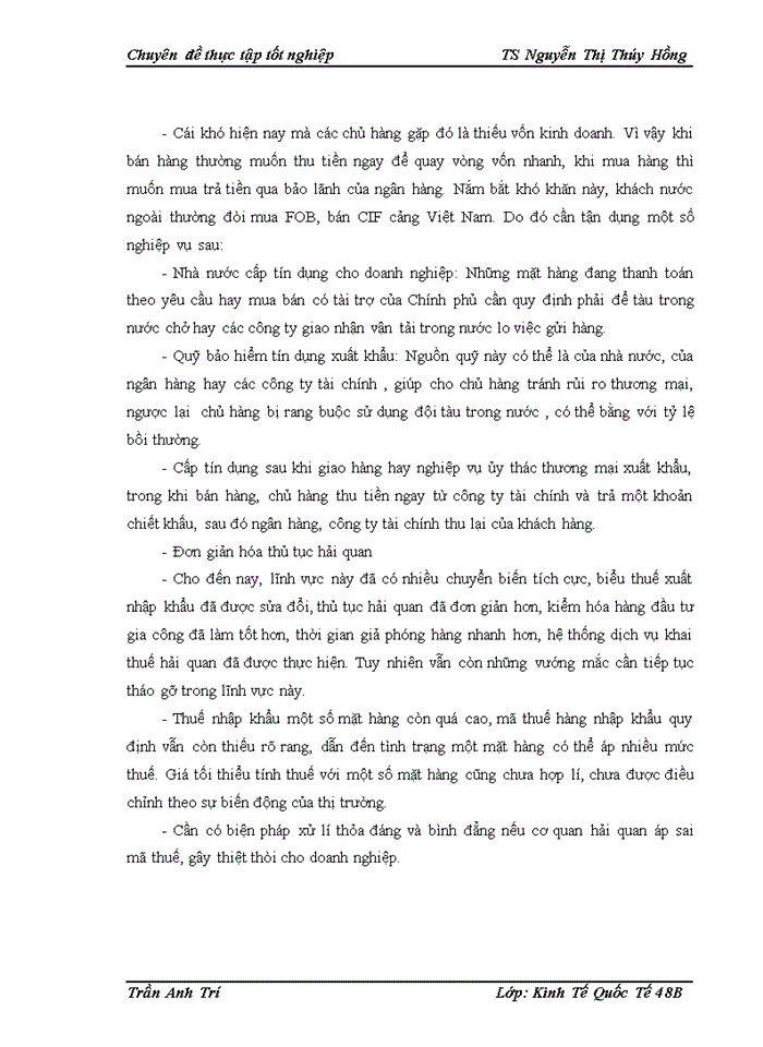 image for page Hoạt động giao nhận hàng hóa quốc tế bằng đường biển tại Công ty giao nhận kho vận ngoại thương - VIETRANS