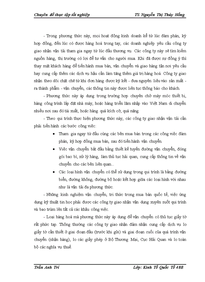 image for page Hoạt động giao nhận hàng hóa quốc tế bằng đường biển tại Công ty giao nhận kho vận ngoại thương - VIETRANS