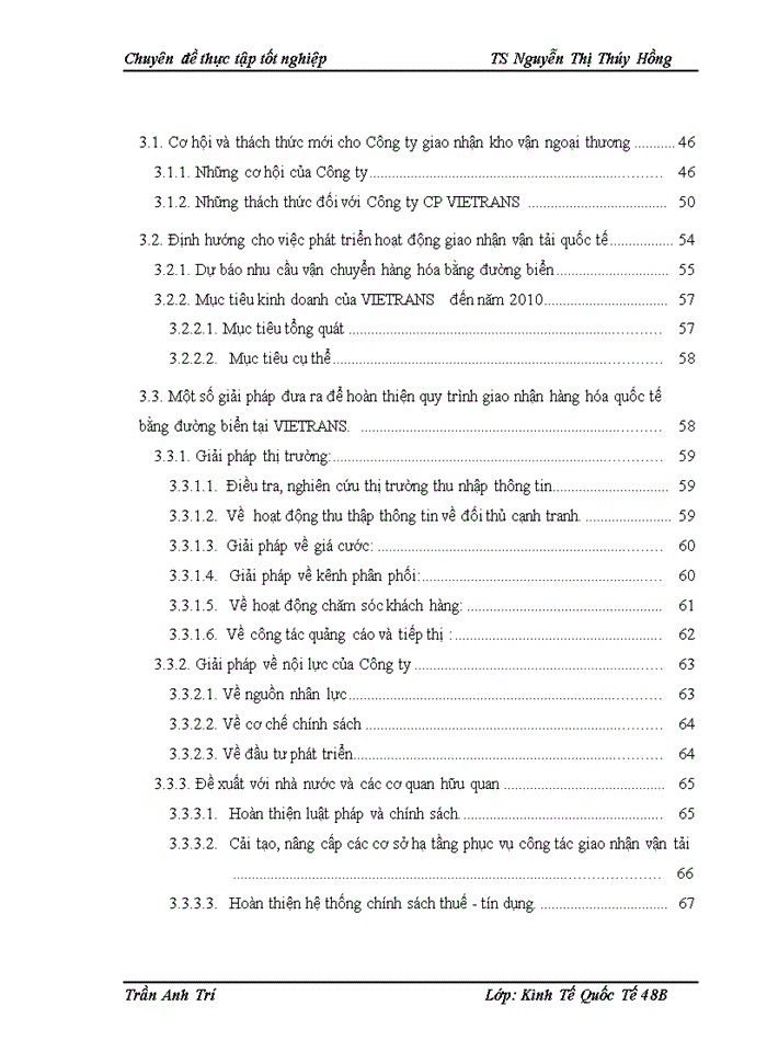 image for page Hoạt động giao nhận hàng hóa quốc tế bằng đường biển tại Công ty giao nhận kho vận ngoại thương - VIETRANS